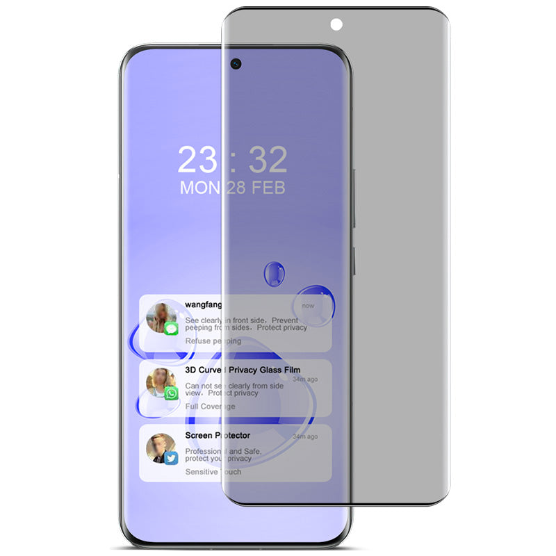 IMAK For Honor Magic6 5G Privacy Screen Protector 3D Curved Anti-Spy Film (No Edge Version) IMAK For Honor Magic6 5G Privacy Screen Protector 3D Curved Anti-Spy Film (No Edge Version)
